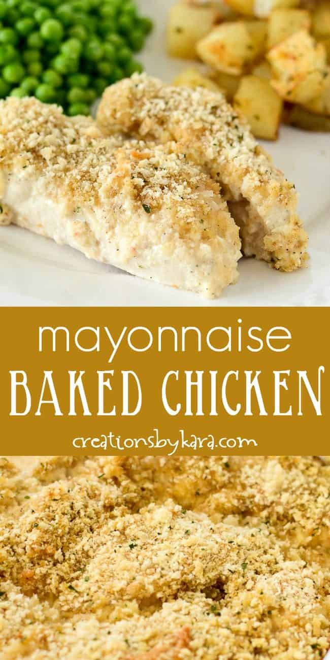 Mayonnaise Baked Chicken
 Mouthwatering Breaded Mayonnaise Chicken Creations by Kara