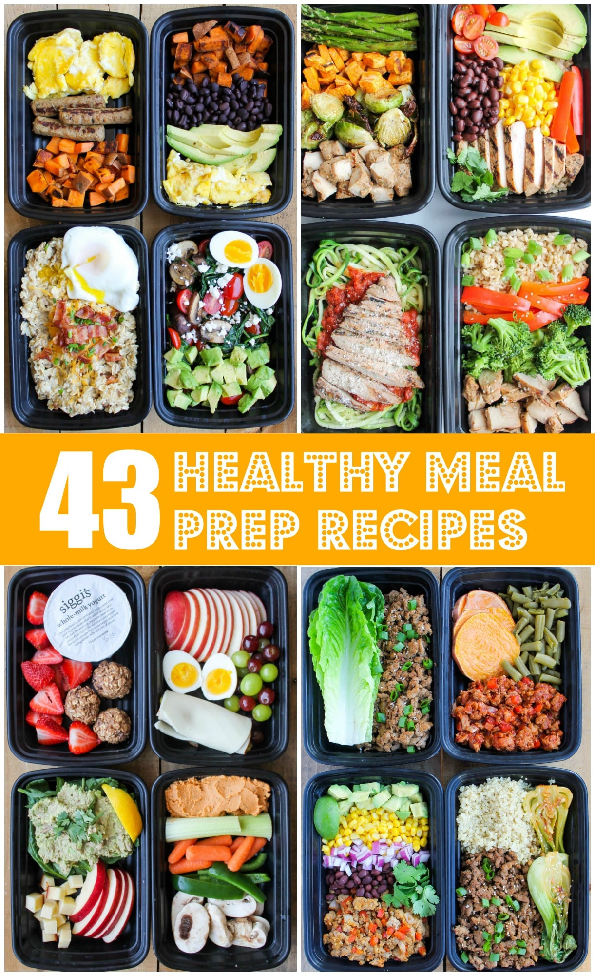 Meal Prep Ideas For Dinner
 43 Healthy Meal Prep Recipes That ll Make Your Life Easier