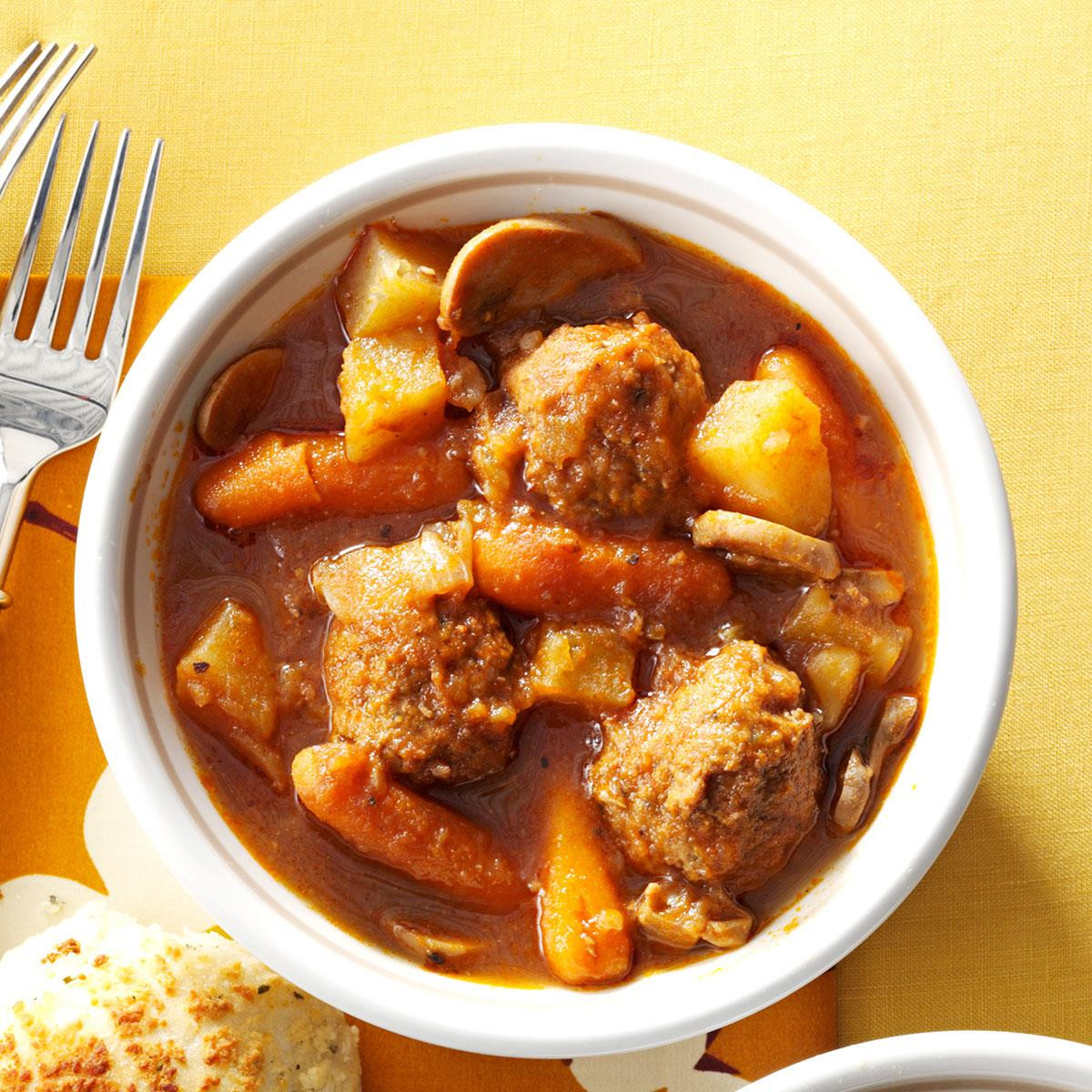 Meatball Stew Recipe
 All Day Meatball Stew Recipe