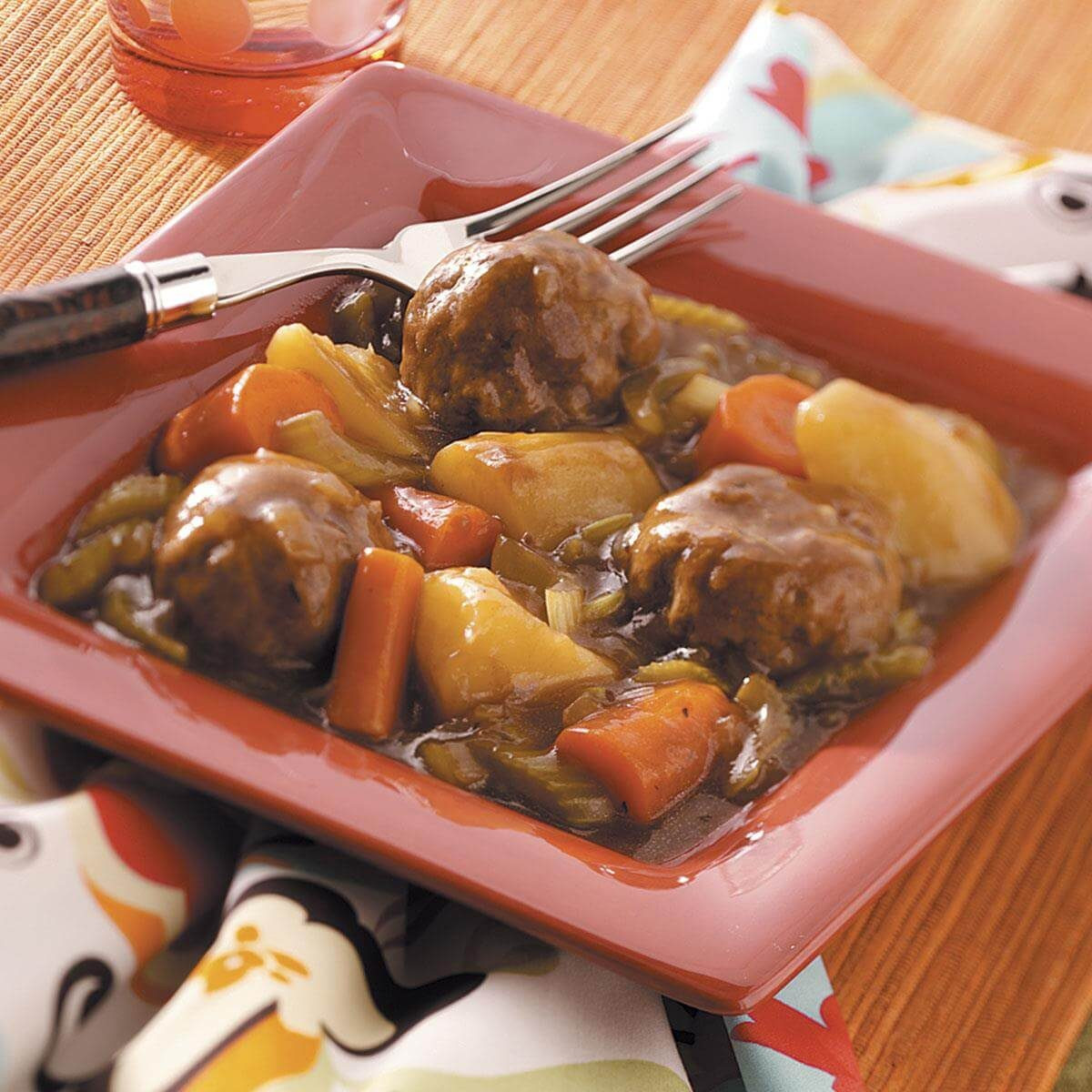 Meatball Stew Recipe
 Hearty Meatball Stew Recipe