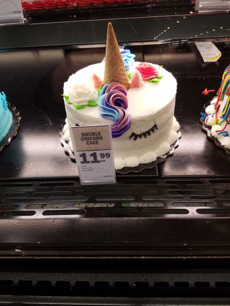 Meijer Birthday Cakes
 Meijer unicorn cake