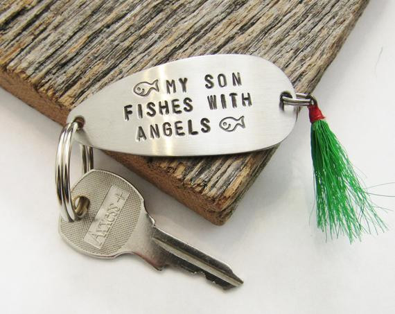 Memorial Gifts For Loss Of A Child
 Memorial Gift Son Keychain Personalized Loss of a Son Child