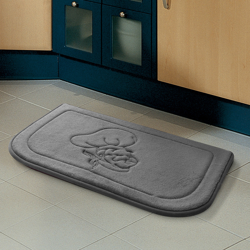 Memory Foam Kitchen Floor Mat
 Embossed Chef Memory Foam 18x27 Kitchen Floor Mat Tanga