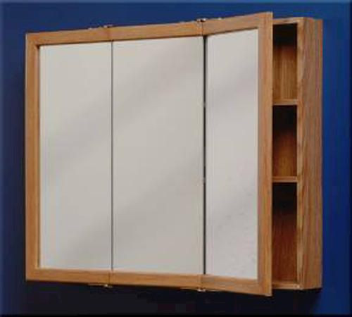 Menards Bathroom Medicine Cabinets
 Zenith 36" Oak Tri View Medicine Cabinet at Menards