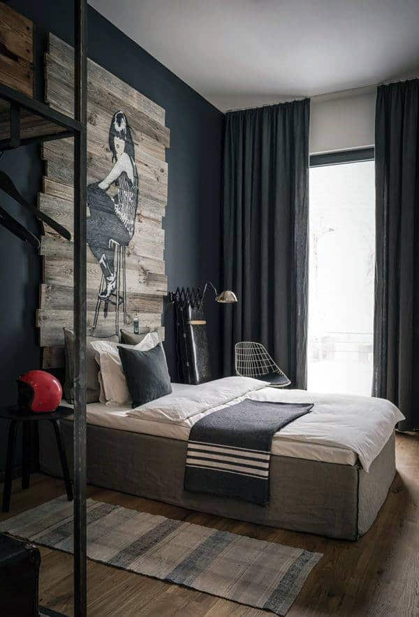 Mens Bedroom Curtains
 60 Men s Bedroom Ideas Masculine Interior Design Inspiration