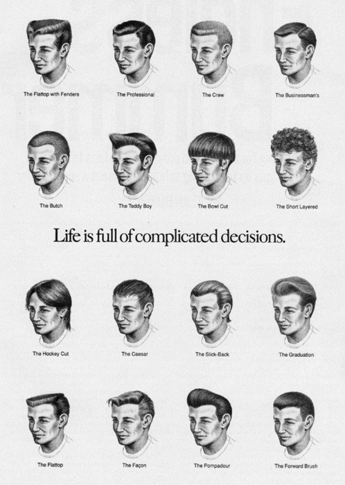 Mens Hairstyles Names With Pictures
 The Hair Hall of Fame August 2011