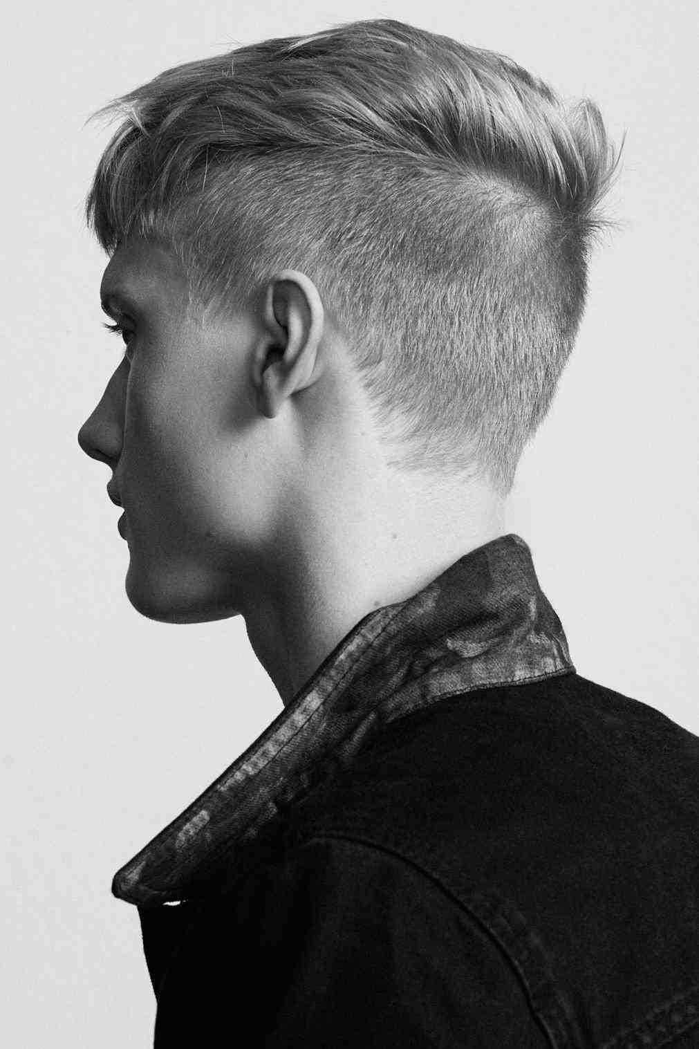 Mens Hairstyles Shaved Sides Long Fringe
 side shave haircut designs for boys