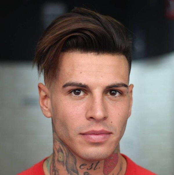 Mens Hairstyles Shaved Sides Long Fringe
 Best Short Sides Long Top Haircuts for Men December 2019