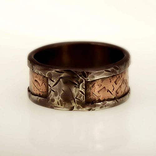 Mens Wedding Rings Amazon
 Amazon Mens Wedding Band Rustic Copper Mens Ring