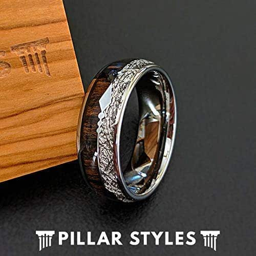 Mens Wedding Rings Amazon
 Amazon Meteorite Rings for Men Koa Wood Ring with