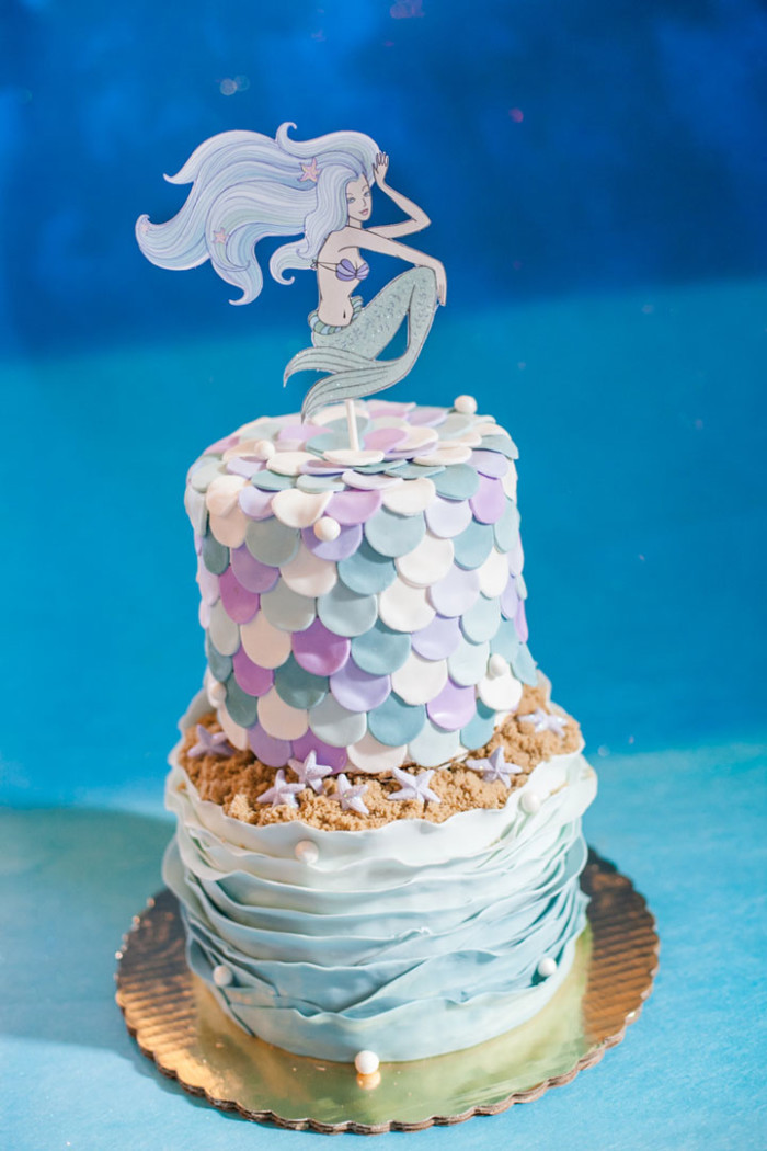 Mermaid Birthday Cakes
 Mermaid Birthday Party Ideas Modern Moments