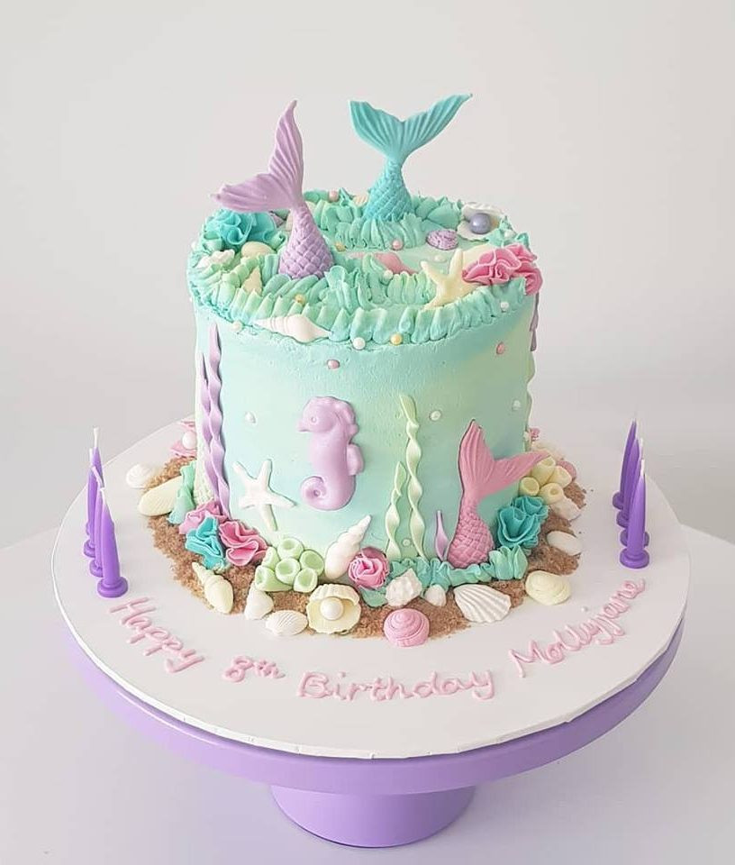 Mermaid Birthday Cakes
 A Mermaid Tale Cake