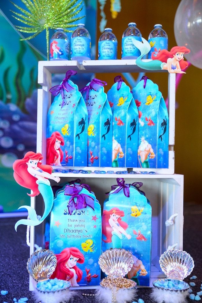 Mermaid Birthday Party Decorations
 Kara s Party Ideas Ariel the Little Mermaid Birthday Party