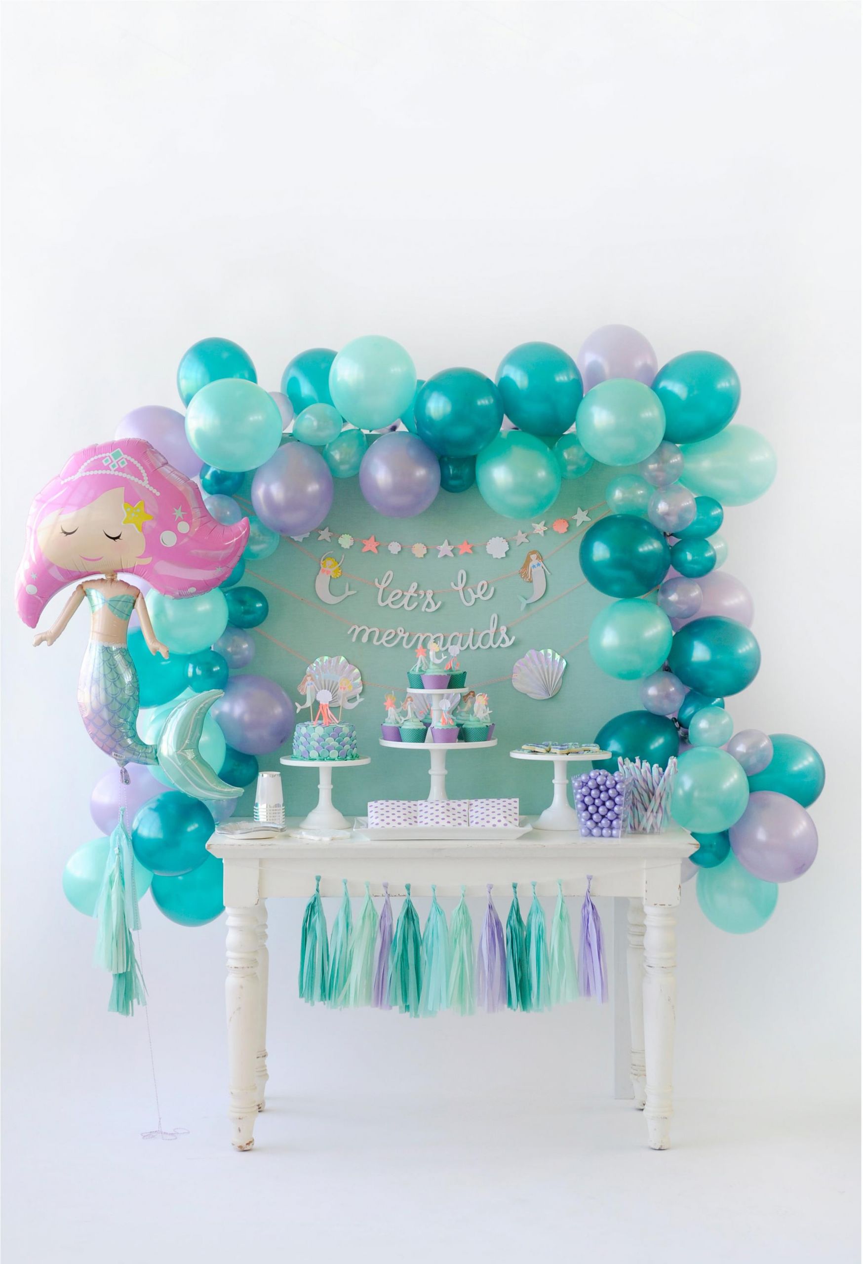 Mermaid Birthday Party Decorations
 Splash Over to this Adorable Mermaid Party Project