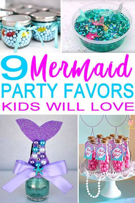 Mermaid Birthday Party Favor Ideas
 Mermaid Party Favor Ideas