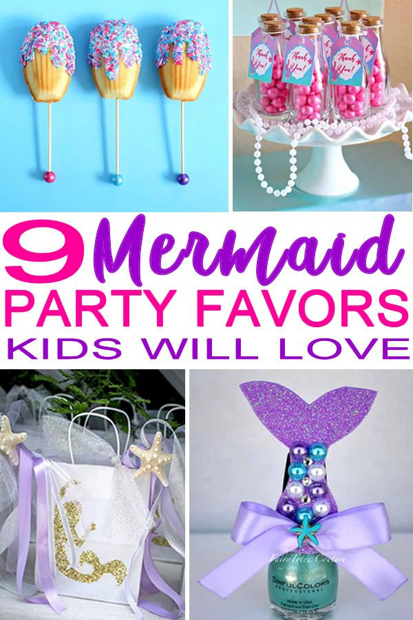 Mermaid Birthday Party Favor Ideas
 Mermaid Party Favor Ideas