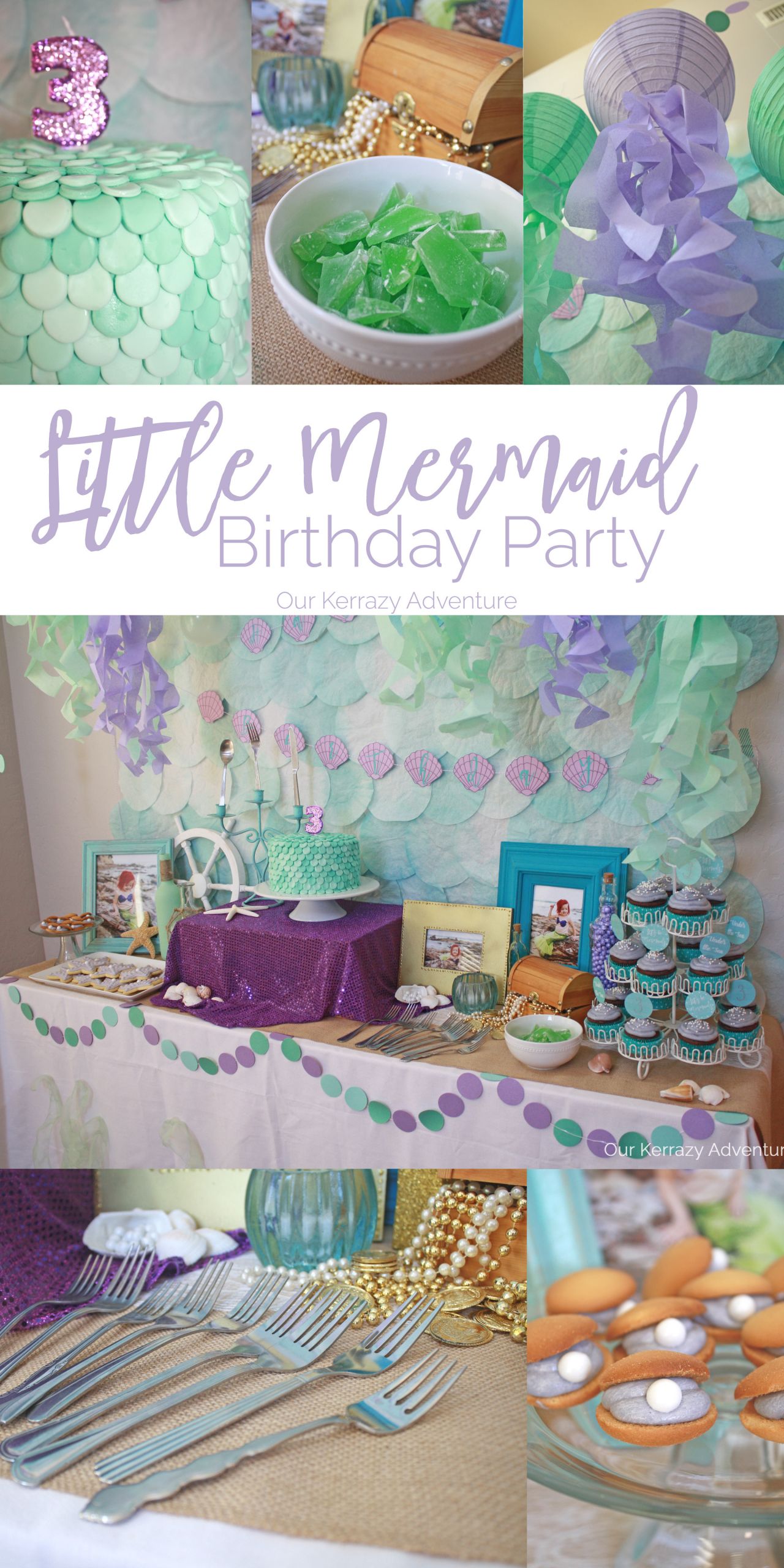 Mermaid Birthday Party Ideas
 Mermaid Party Ideas Our Kerrazy Adventure