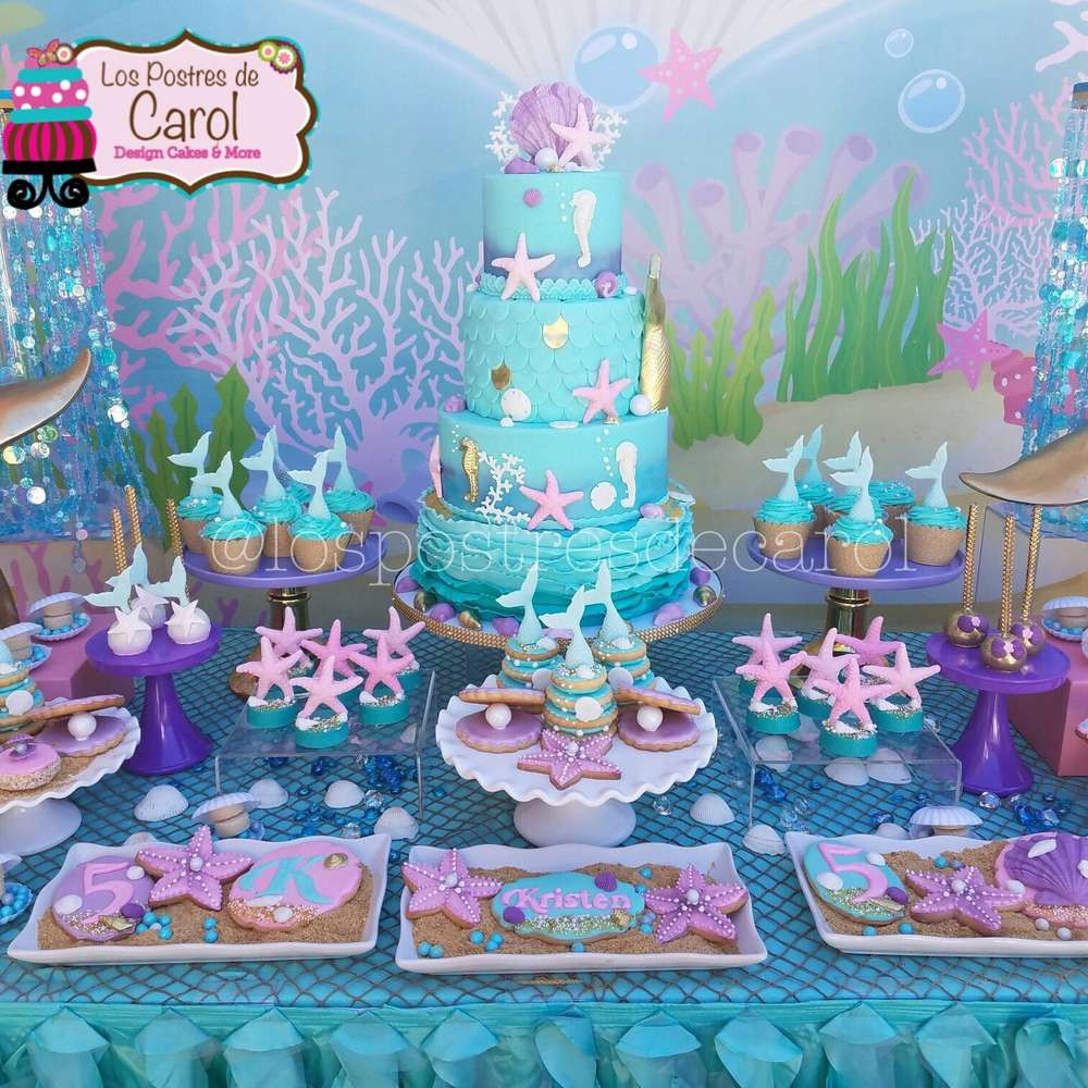 Mermaid Birthday Party Ideas
 Mermaids Birthday Party Ideas 1 of 7
