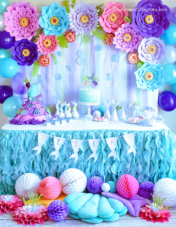 Mermaid Birthday Party Ideas
 Mermaid Party Ideas DIY Birthday W Freebies Press