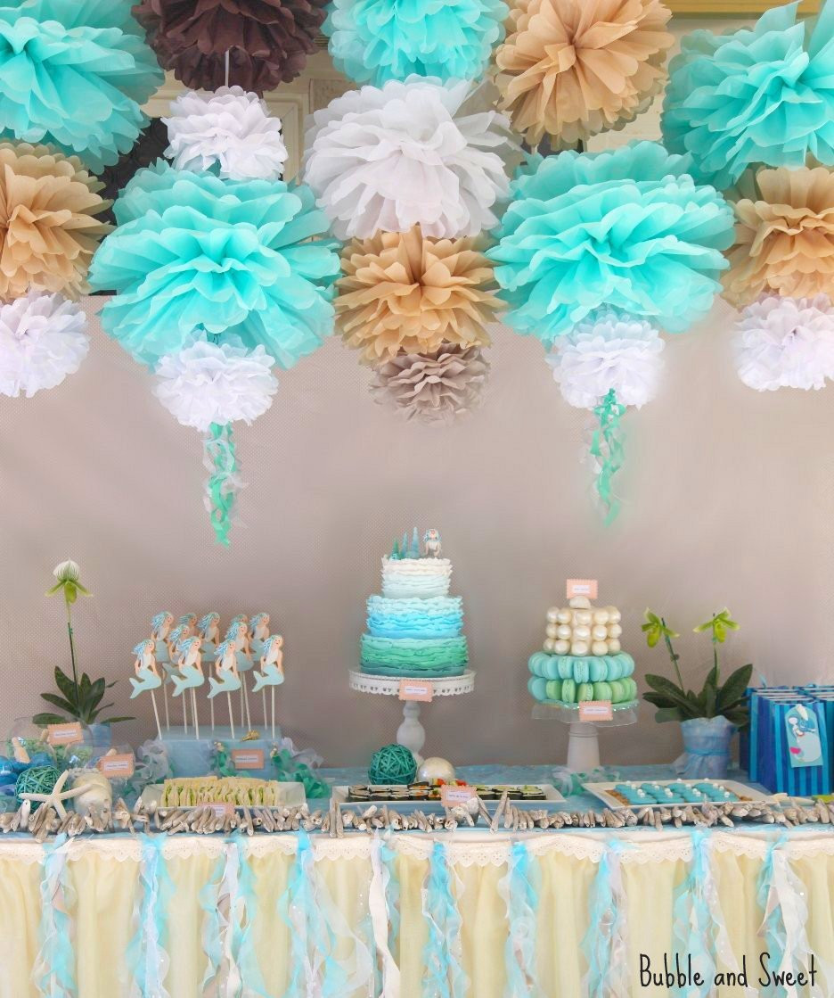 Mermaid Birthday Party Ideas
 Bubble and Sweet Lilli s 7th Birthday Party Mermaid Party