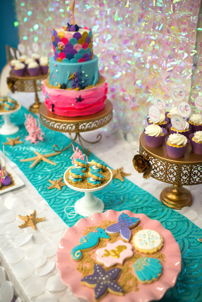 Mermaid Birthday Party Supplies
 Kara s Party Ideas Magical Mermaid Birthday Party
