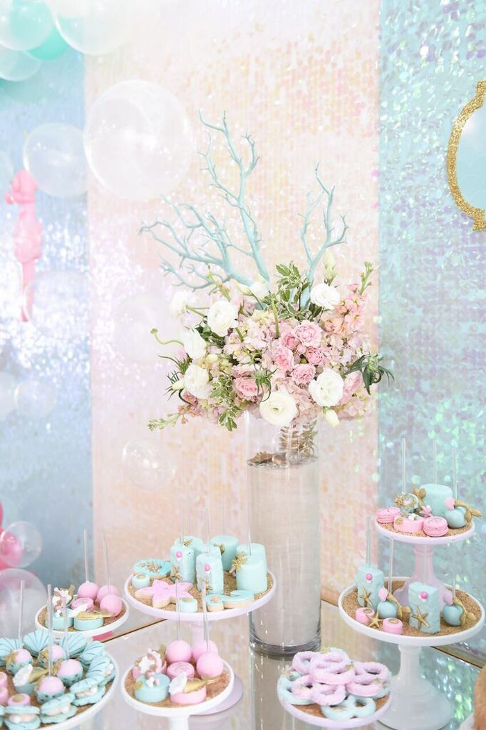 Mermaid Themed Party Ideas
 Kara s Party Ideas Mermaid Oasis Themed Birthday Party