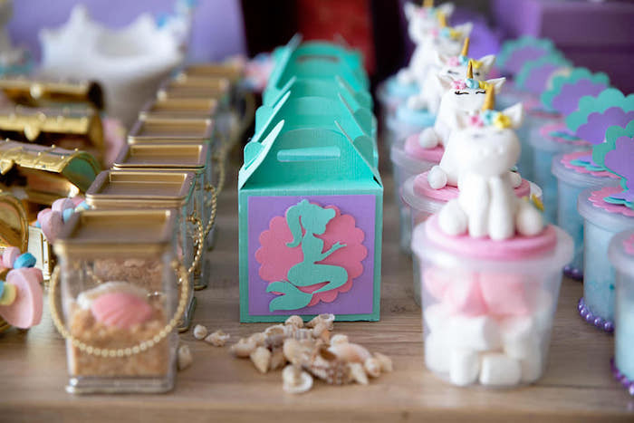 Mermaid Unicorn Party Ideas
 Kara s Party Ideas Unicorns and Mermaids Birthday Party