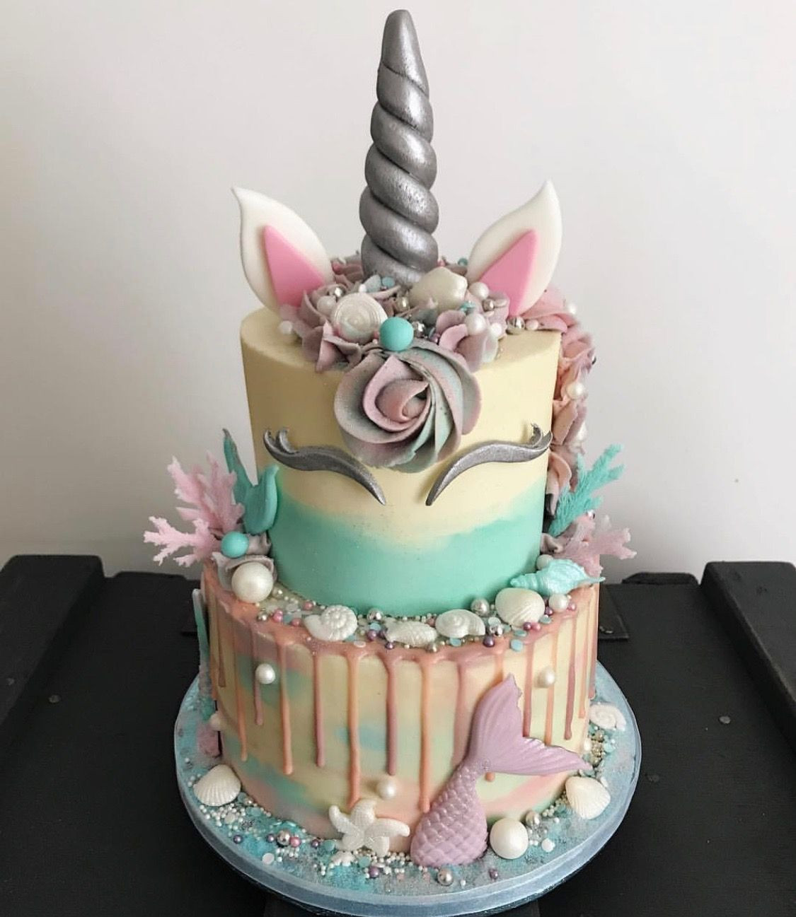 Mermaid Unicorn Party Ideas
 Mermicorn Cake Mermaid Cake Unicorn Cake