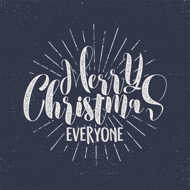 Merry Christmas Everyone Quote
 Merry christmas everyone quote Vector
