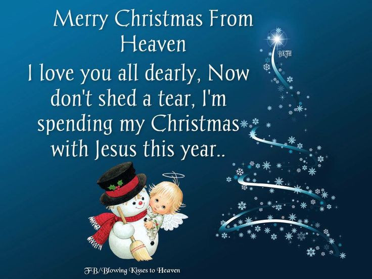 Merry Christmas In Heaven Quotes
 Merry Christmas from Heaven Missing you