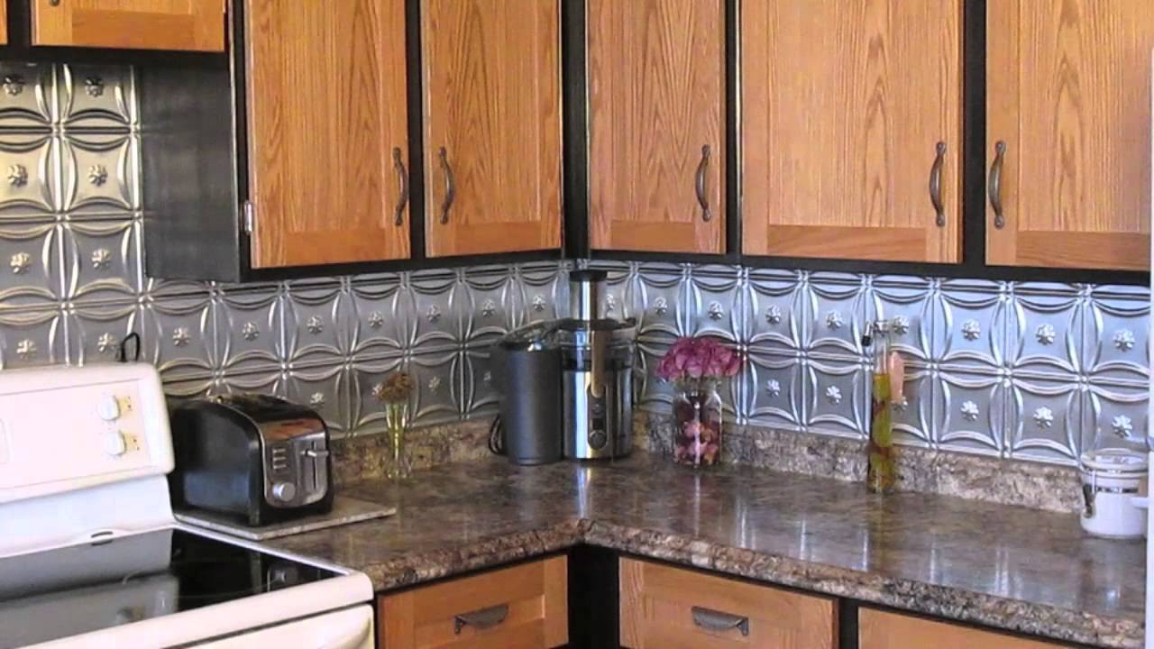 Metal Backsplash Kitchen
 Metal Backsplash Improved Our Kitchen