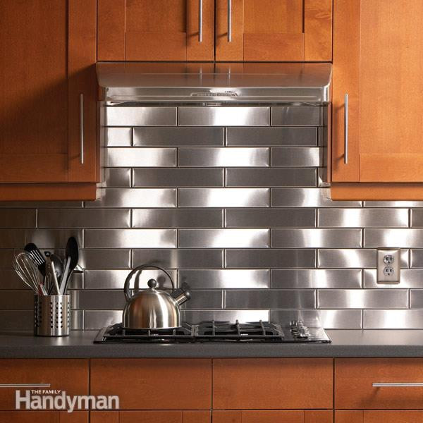 Metal Backsplash Kitchen
 Stainless Steel Kitchen Backsplash