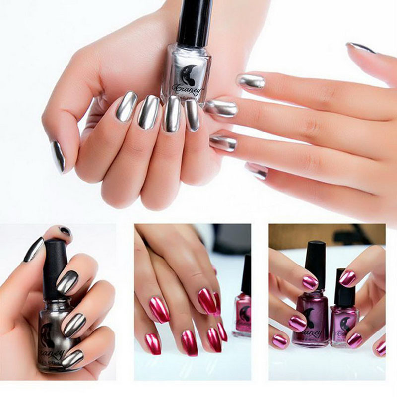 Metallic Nail Colors
 Metallic Mirror Nail Polish – Beautifyi