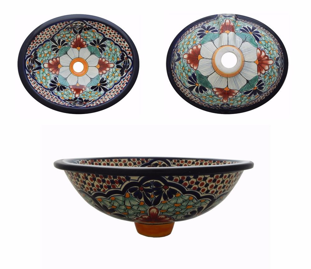 Mexican Bathroom Sink
 15 M Mexican Ceramic sink Bathroom sinks wash basin