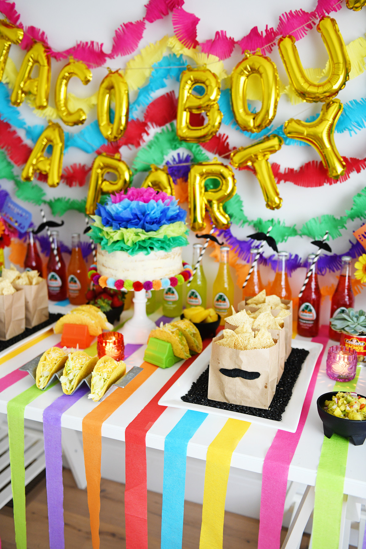 Mexican Birthday Party Ideas
 Taco Bout A Party Fiesta Party Ideas Pink Peppermint