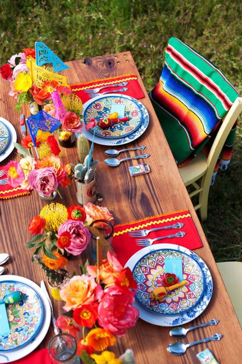 Mexican Birthday Party Ideas
 Chic Mexican Inspired Tablescapes for Your Fiesta Party