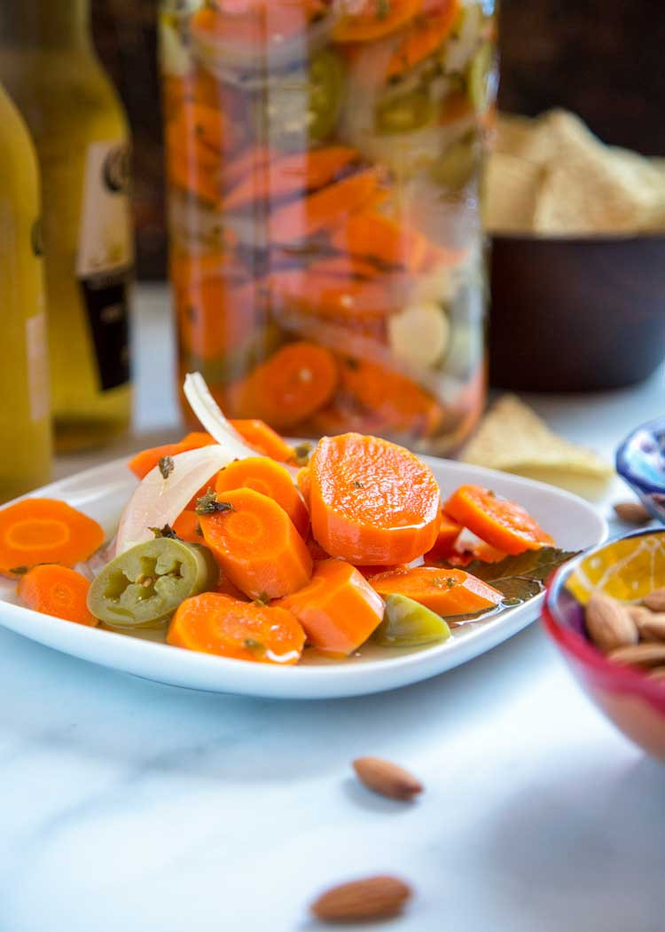 Mexican Carrot Recipes
 Authentic Mexican Pickled Carrots Kevin Is Cooking