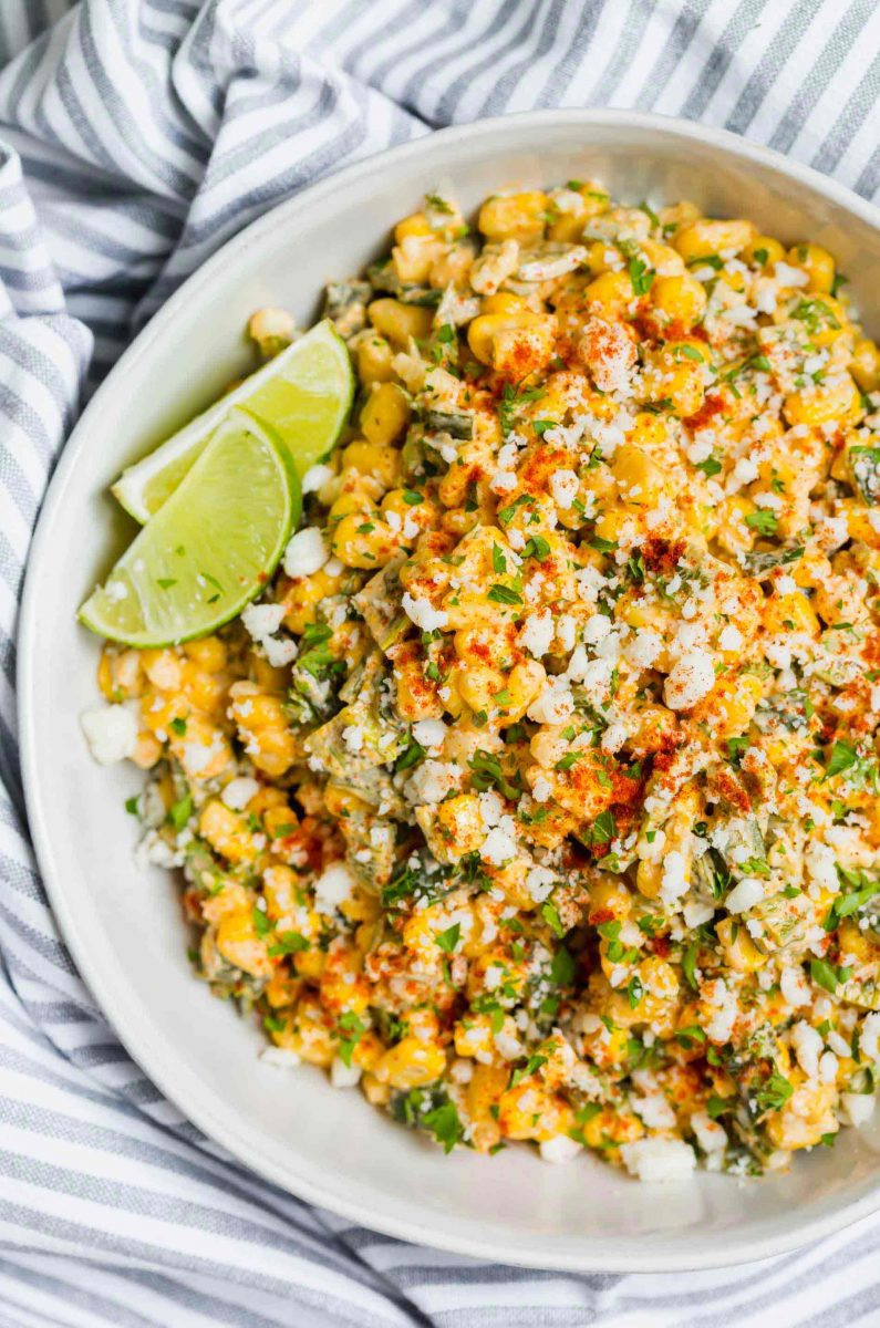 Mexican Corn Off The Cob
 Poblano Mexican Street Corn off the Cob Mexican Street