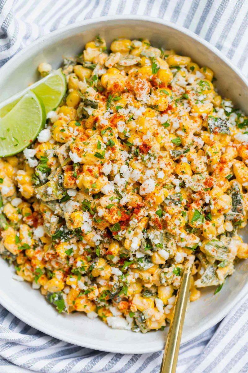 Mexican Corn Off The Cob
 Poblano Mexican Street Corn off the Cob Mexican Street