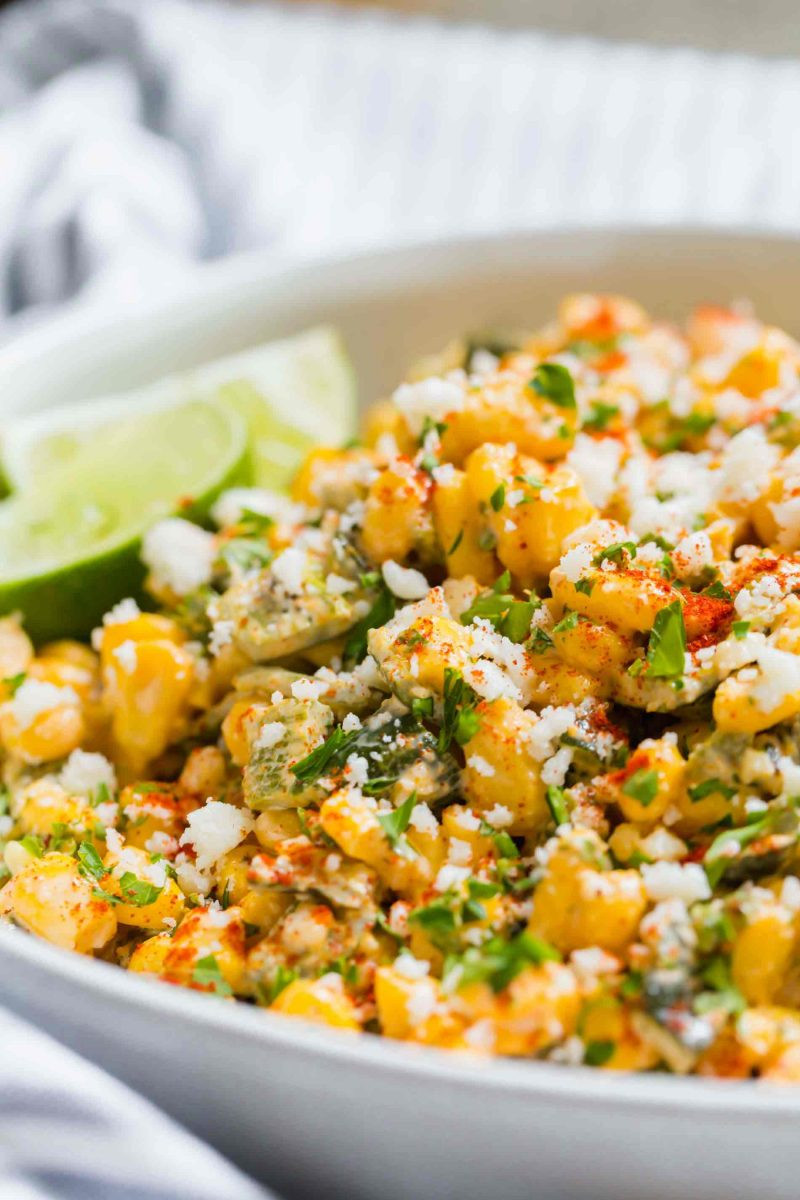 Mexican Corn Off The Cob
 Poblano Mexican Street Corn off the Cob Mexican Street