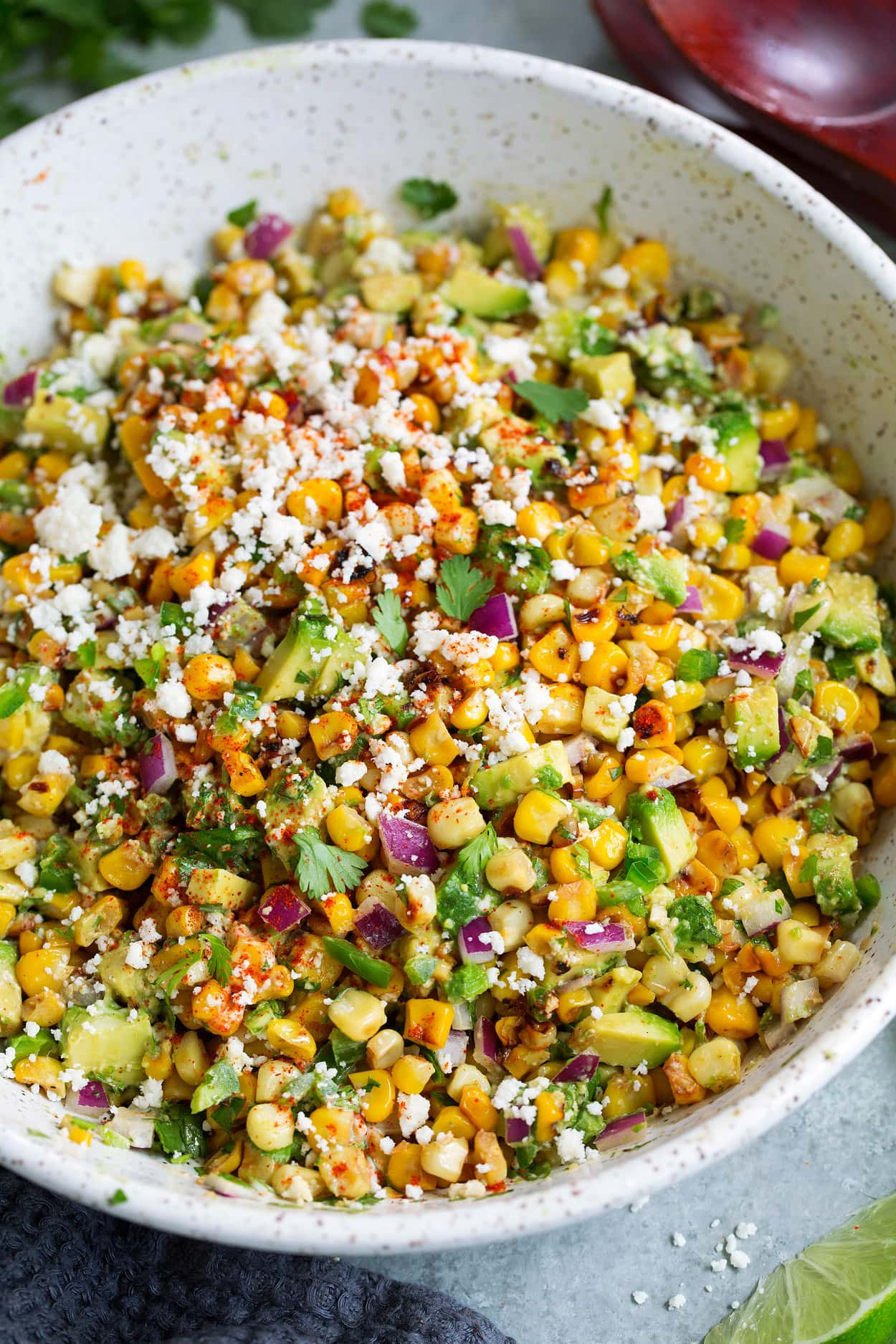 Mexican Corn Salad
 Mexican Street Corn Salad with Avocado Cooking Classy