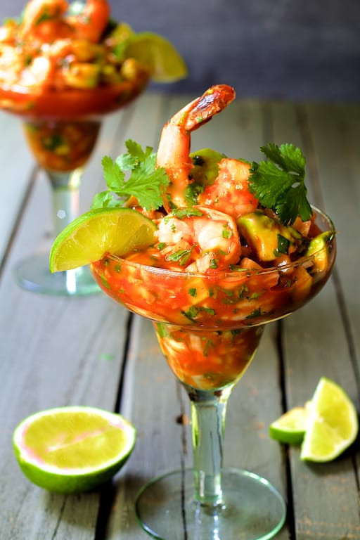 Mexican Seafood Cocktail Recipes
 Mexican Shrimp Cocktail Cóctel de Camarónes From A