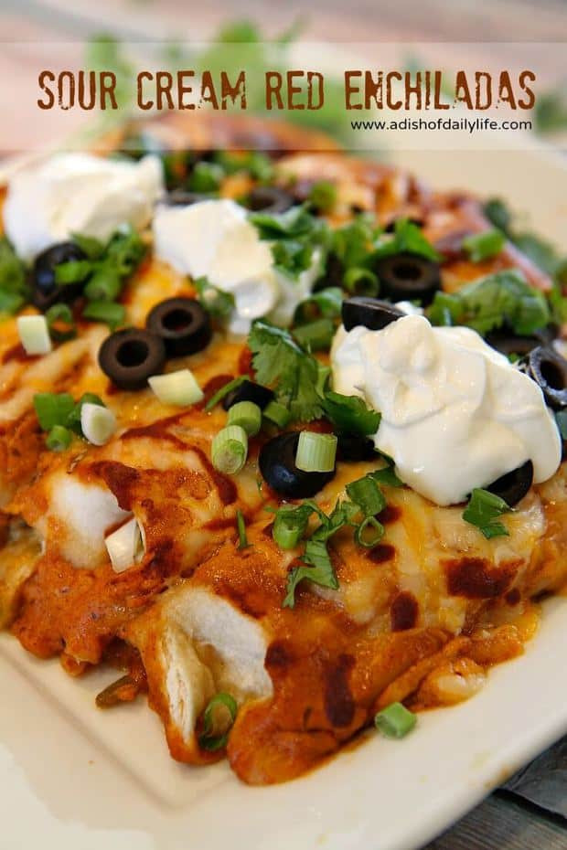 Mexican Spaghetti With Sour Cream
 Sour Cream Red Enchiladas The Best Blog Recipes