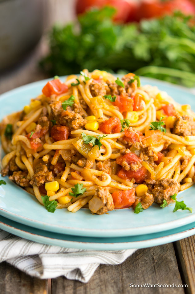 Mexican Spaghetti With Sour Cream
 Mexican Spaghetti Recipe A Delicious Mexican Twist on