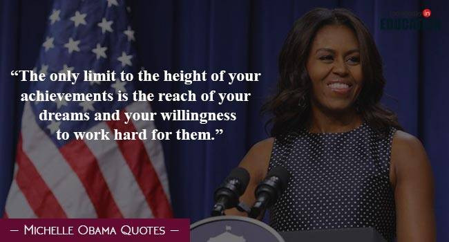 Michelle Obama Education Quotes
 Michelle Obama s quotes on education and success