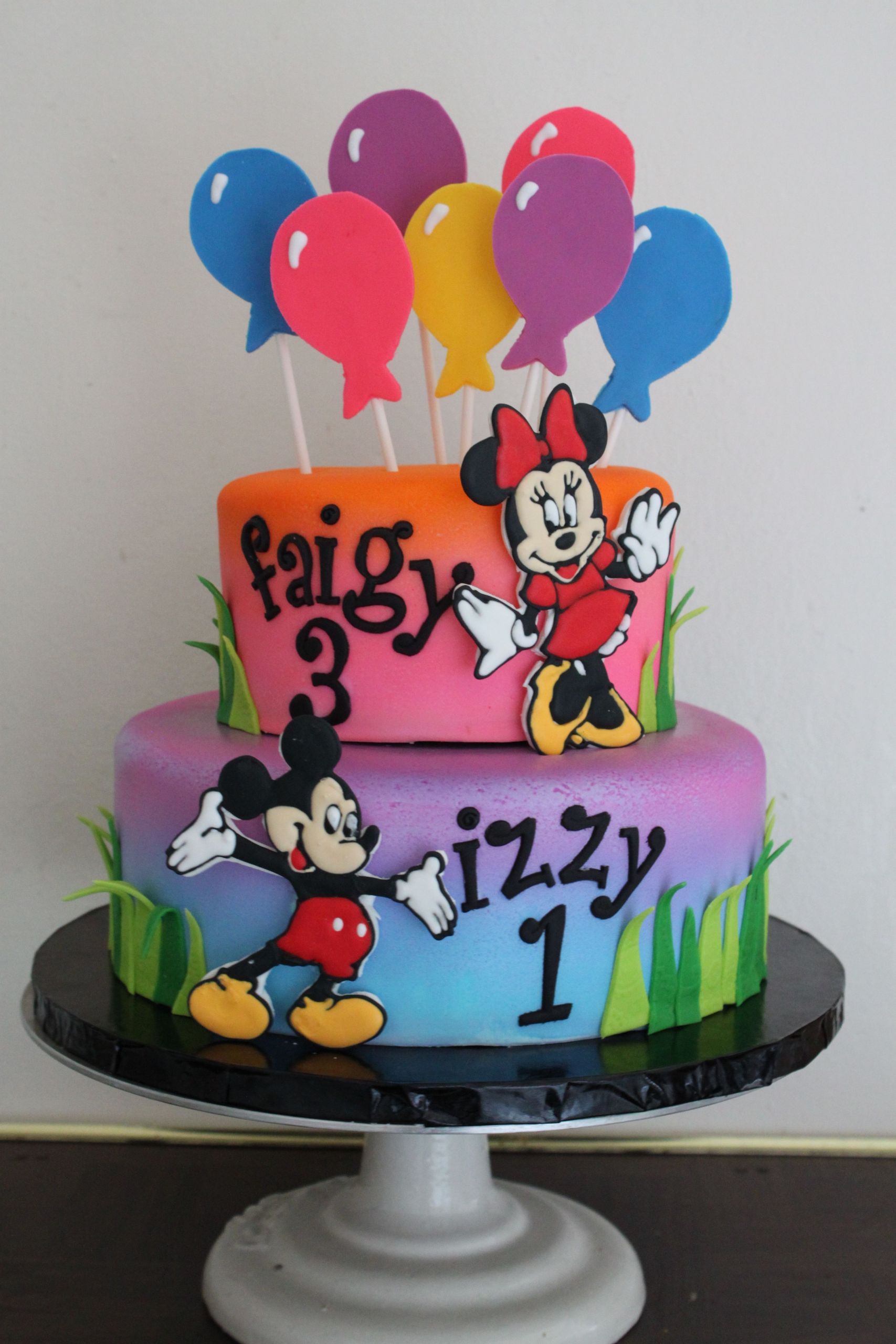 Mickey And Minnie Birthday Cakes
 Mickey And Minnie Cake