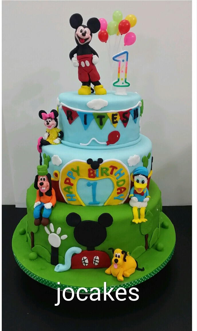 Mickey And Minnie Birthday Cakes
 Mickey and Minnie mouse cake