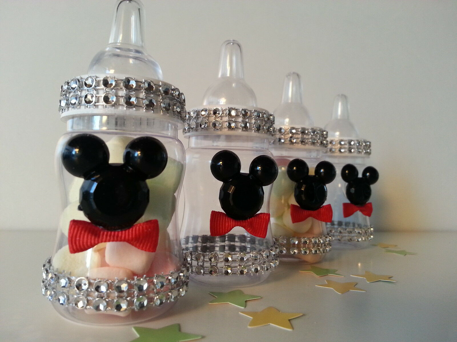 Mickey Mouse Baby Shower Decorations Ideas
 12 Mickey Mouse Fillable Blocks Baby Shower Favors Prizes