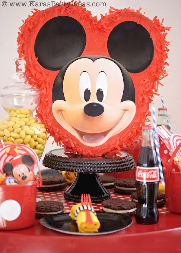 Mickey Mouse Birthday Decor
 Kara s Party Ideas Mickey Mouse themed birthday party