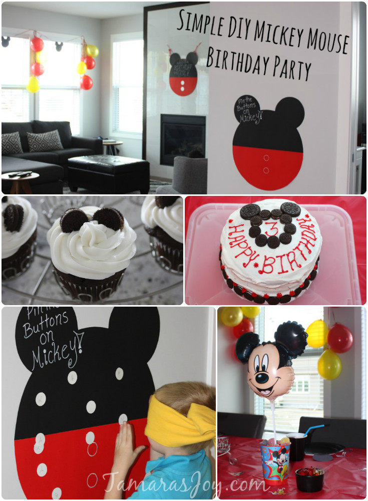 Mickey Mouse Birthday Decor
 DIY Mickey Mouse Birthday Party Decor ⋆ Tamara s Joy